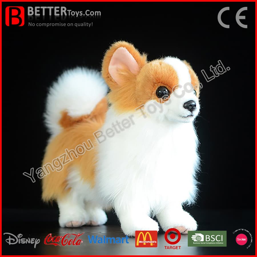 stuffed pomeranian dog