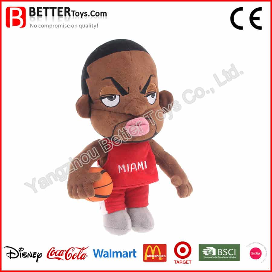 NBA player plush character