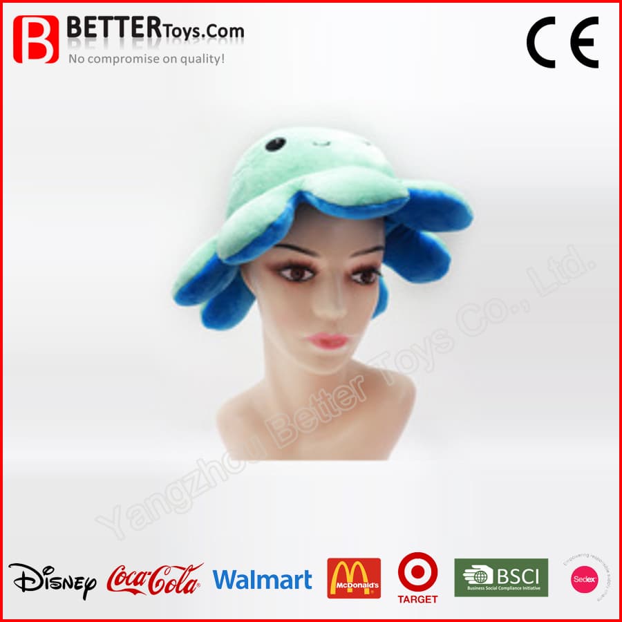 octopus plush hat